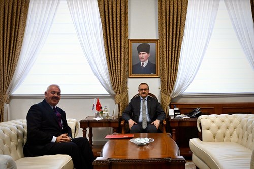 Belediye Başkanımız Mehmet Bayram Vali Seddar Yavuz'u Ziyaret Etti